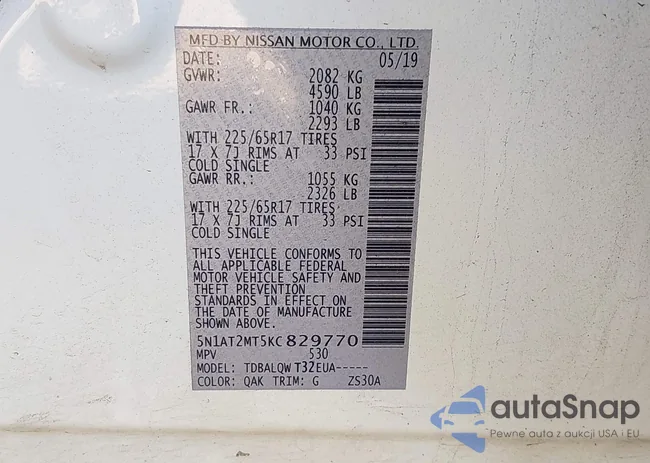 5N1AT2MT5KC829770: 43268703