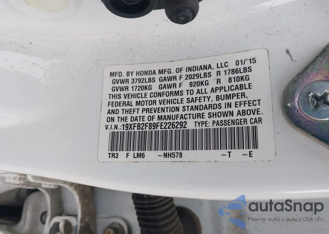 19XFB2F89FE226292: 43268762