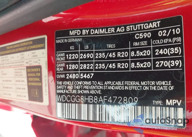 WDCGG8HB8AF472809: 43268799