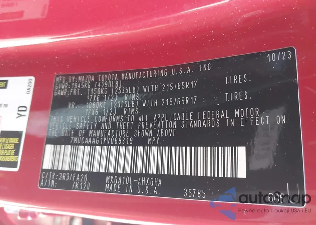 7MUCAAAG1PV069319: 43270106