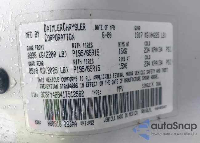 3C8FY4BB41T512582: 43270349