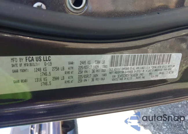 3C4PDCAB5KT810234: 43269747