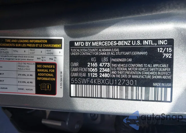 55SWF4KBXGU127301: 43269794