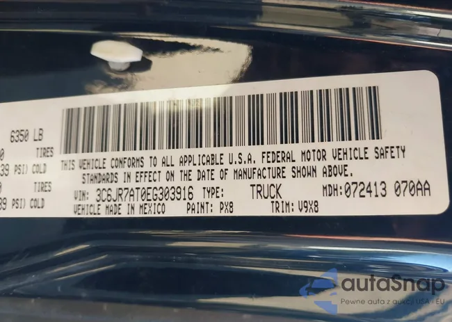 3C6JR7AT0EG303916: 43270828