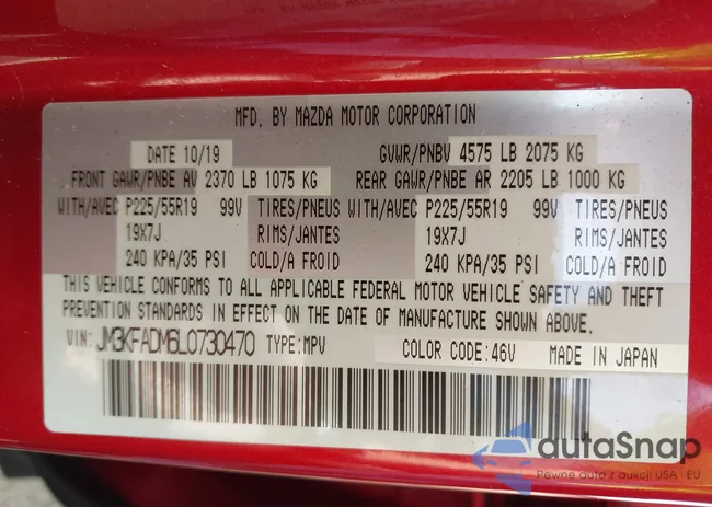 JM3KFADM6L0730470: 43271047