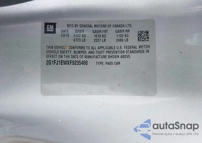 2G1FJ1EWXF9235488: 43271336