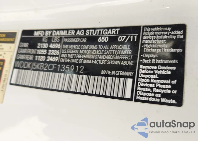 WDDKJ5KB2CF135912: 43271353