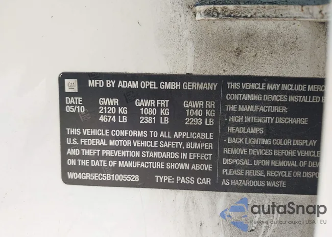 W04GR5EC5B1005528: 43270450