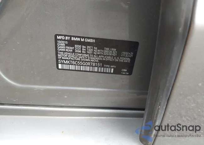 5YMKT6C55G0R78151: 43270703