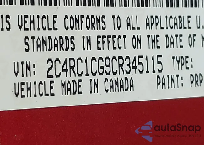 2C4RC1CG9CR345115: 43271851