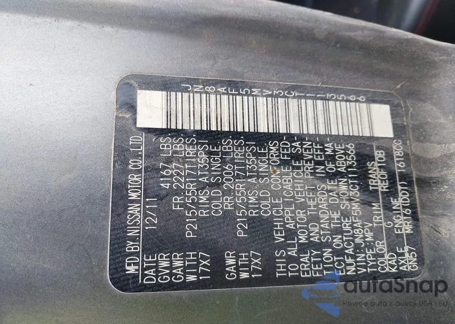 JN8AF5MV3CT113566: 43271966