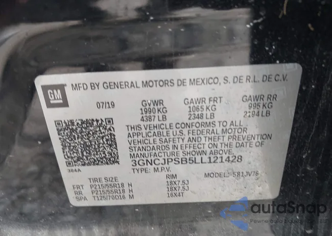 3GNCJPSB5LL121428: 43272032