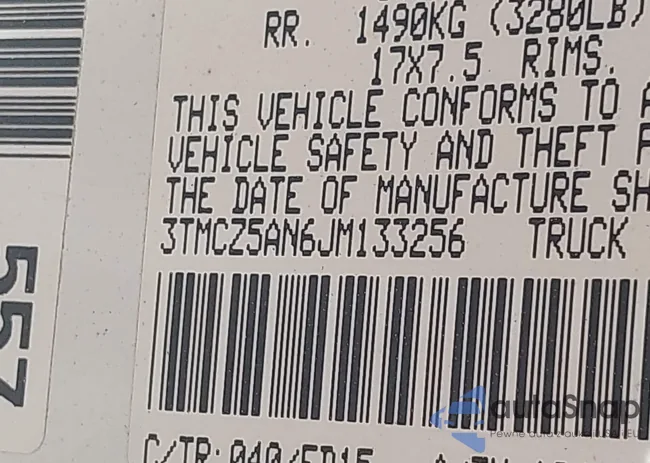 3TMCZ5AN6JM133256: 43272342