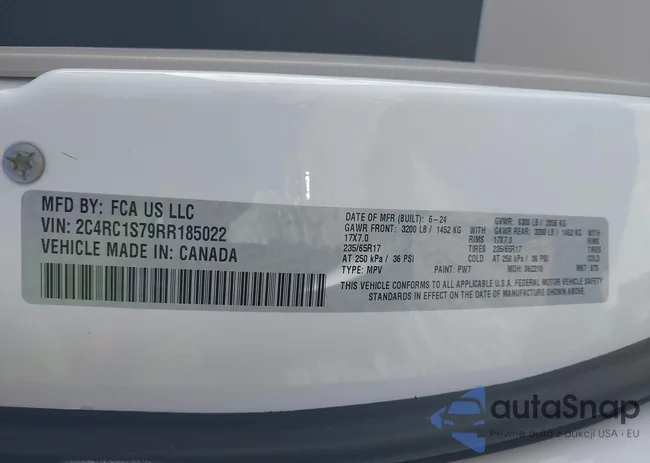 2C4RC1S79RR185022: 43271506