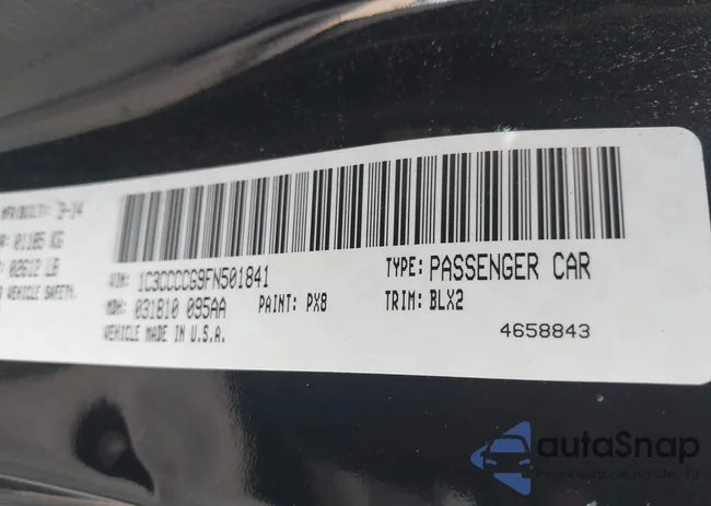 1C3CCCCG9FN501841: 43272947