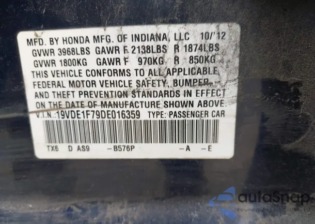 19VDE1F79DE016359: 43273001