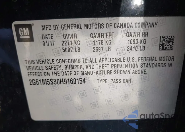 2G61M5S30H9160154: 43273348