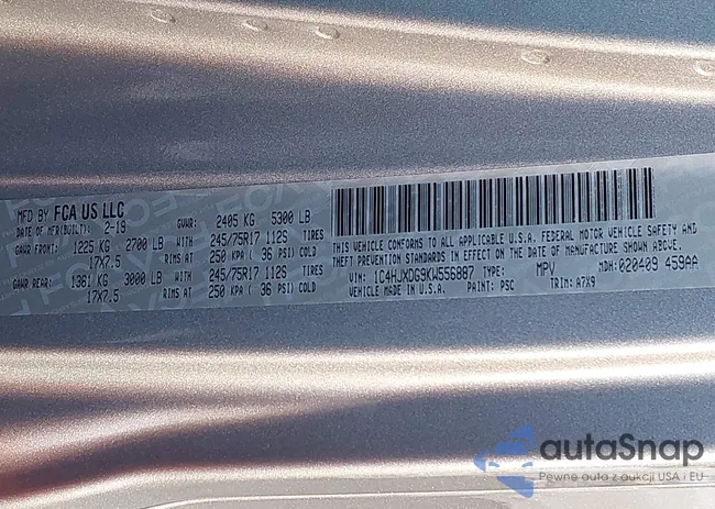 1C4HJXDG9KW556887: 43273406