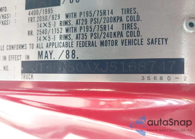 JT4RN50AXJ5168747: 43272528