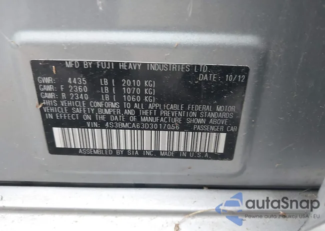 4S3BMCA63D3017056: 43272673