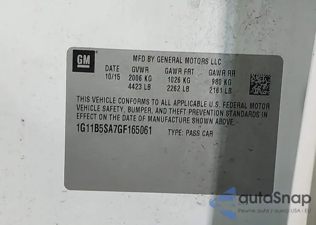 1G11B5SA7GF165061: 43273824