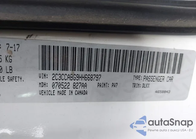 2C3CCABG9HH668797: 43274064