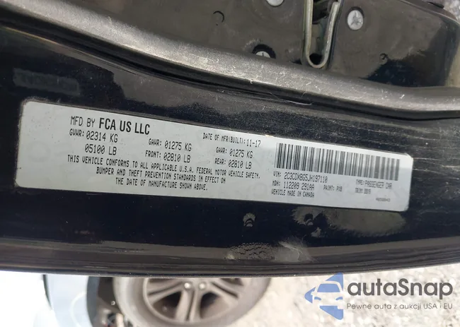 2C3CDXBG5JH197110: 43274284