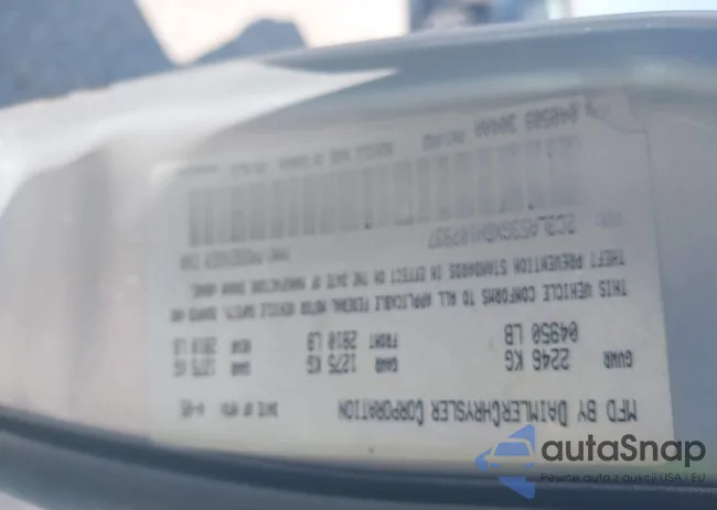 2C3LA53GX6H107937: 43274312