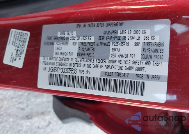 JM3KE2DY0G0875506: 43273550