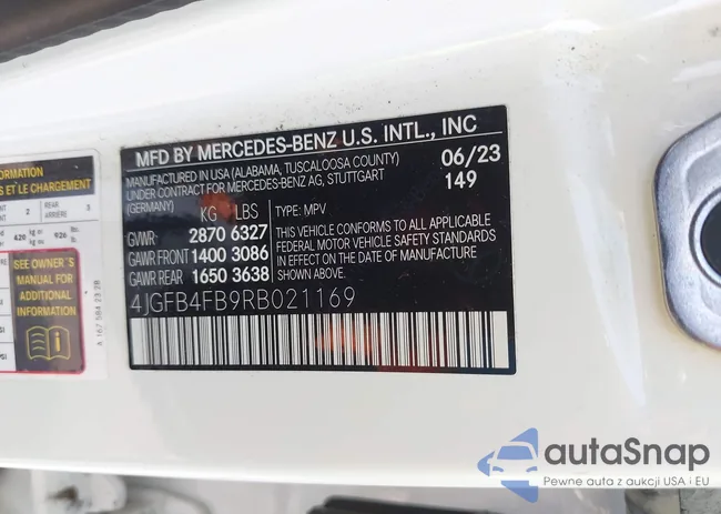 4JGFB4FB9RB021169: 43273611