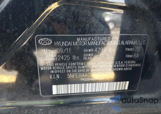 5NPEB4AC1BH297611: 43273636