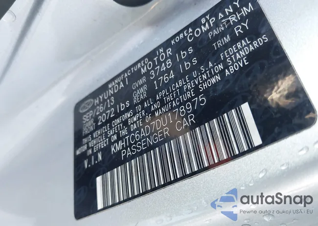 KMHTC6AD7DU178975: 43273754