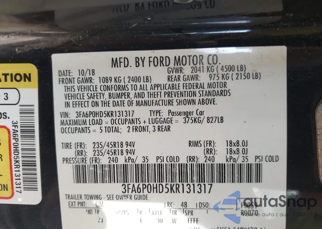 3FA6P0HD5KR131317: 43275055