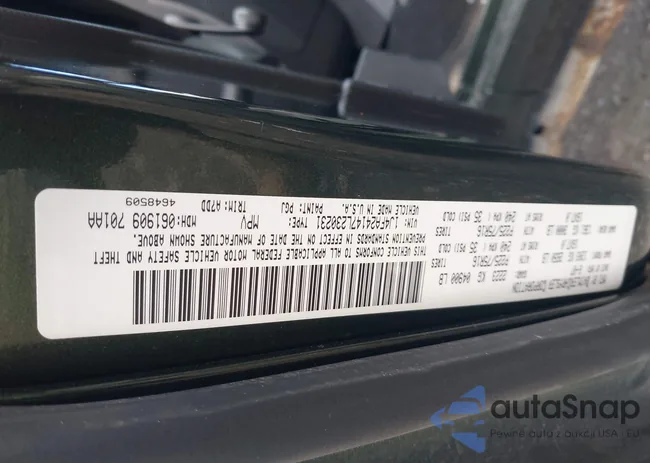 1J4FA24147L230231: 43274625