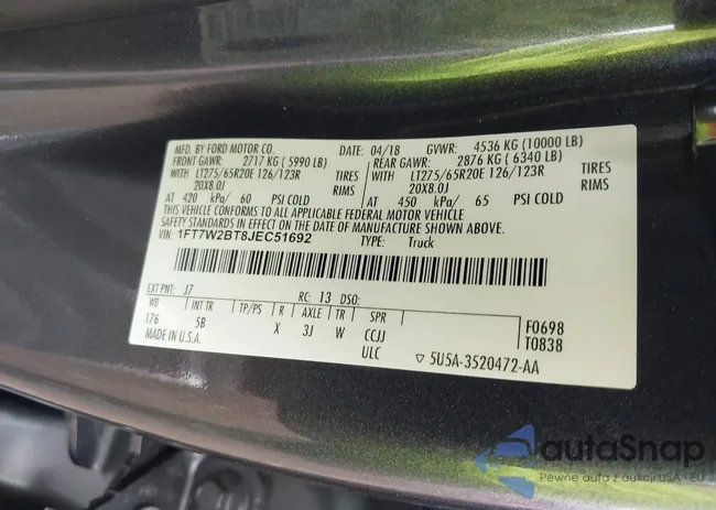 1FT7W2BT8JEC51692: 43274734