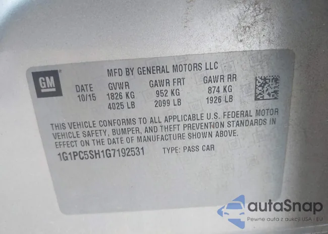 1G1PC5SH1G7192531: 43274753