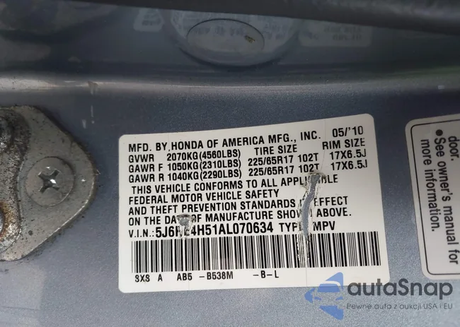 5J6RE4H51AL070634: 43275837