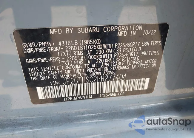 JF2GTHSC2PH277404: 43275937