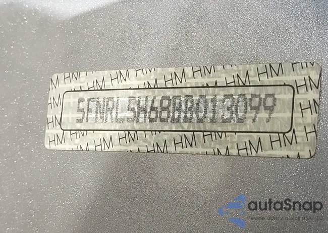 5FNRL5H68BB013099: 43275986