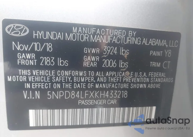 5NPD84LFXKH433218: 43276120