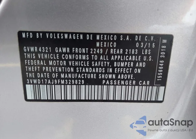 3VWD17AJ9FM329829: 43276161