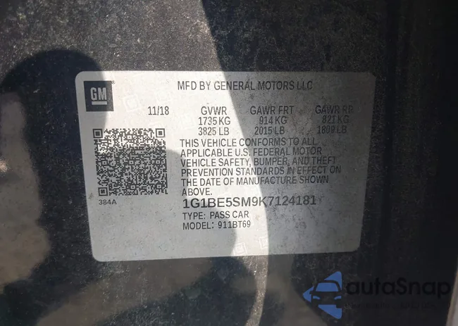 1G1BE5SM9K7124181: 43275424