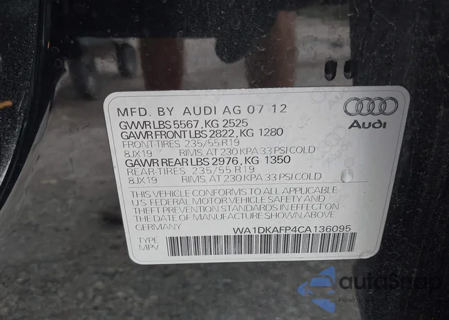 WA1DKAFP4CA136095: 43275515