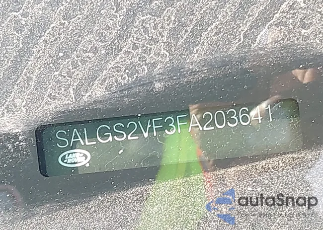 SALGS2VF3FA203641: 43275600