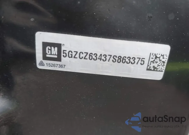 5GZCZ63437S863375: 43275737