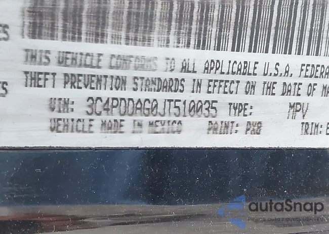 3C4PDDAG0JT510035: 43276857