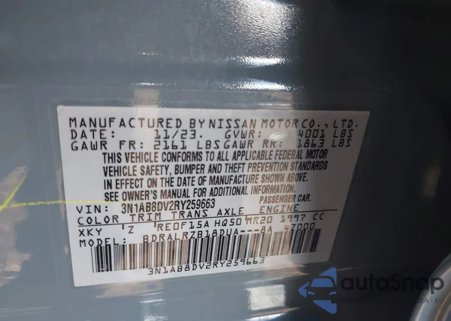 3N1AB8DV2RY259663: 43276983