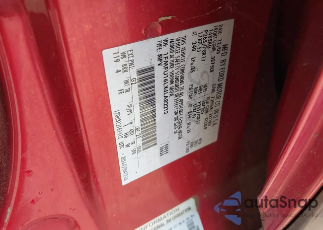 1FMFU16LX4LA82213: 43277159