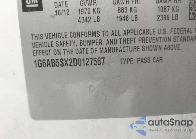 1G6AB5SX2D0127587: 43276397