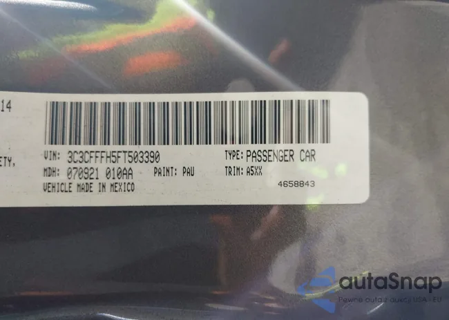 3C3CFFFH5FT503390: 43276453